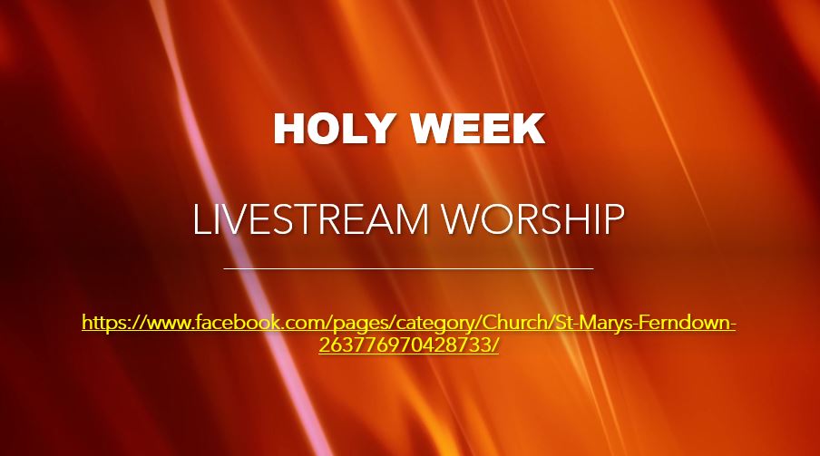 holy week 1